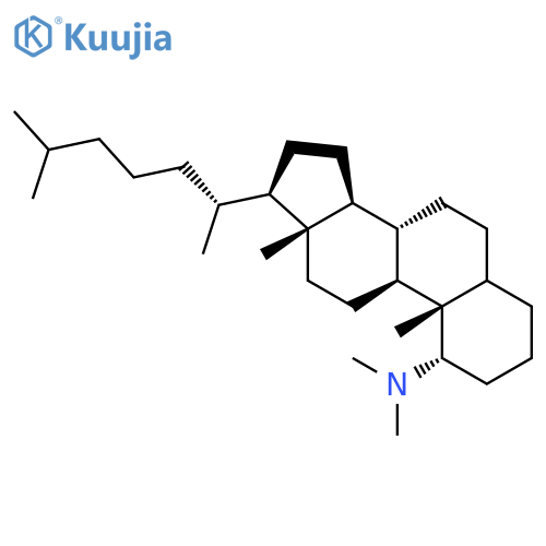 Cholestan-1-amine, N,N-dimethyl-, (1a)- structure