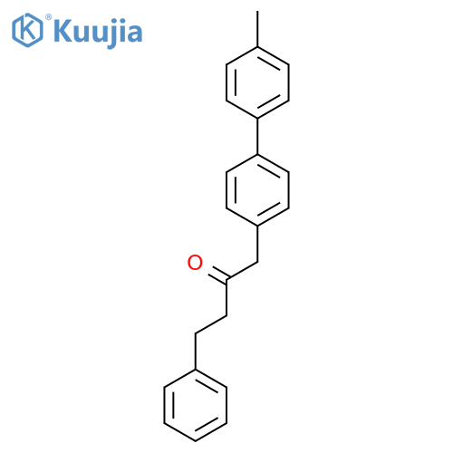 2-Butanone, 1-(4'-methyl[1,1'-biphenyl]-4-yl)-4-phenyl- structure