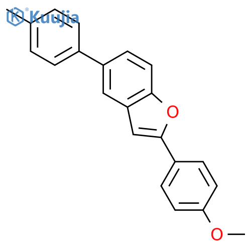 Benzofuran, 2-(4-methoxyphenyl)-5-(4-methylphenyl)- structure
