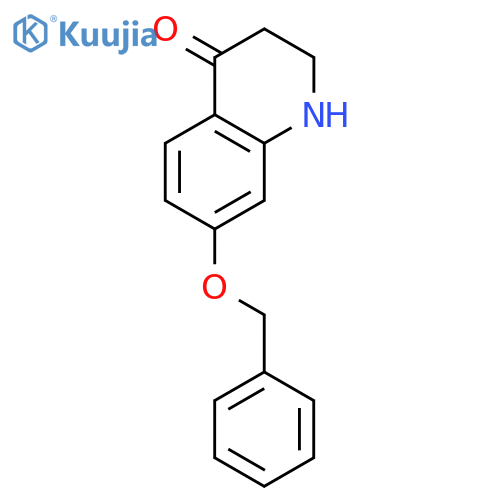 4(1H)-Quinolinone, 2,3-dihydro-7-(phenylmethoxy)- structure