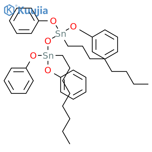 Distannoxane, 1,3-dioctyl-1,1,3,3-tetraphenoxy- structure