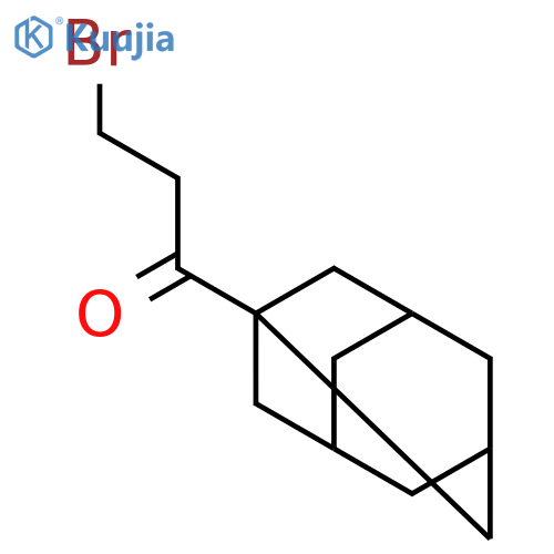 1-Propanone, 3-bromo-1-tricyclo[3.3.1.13,7]dec-1-yl- structure