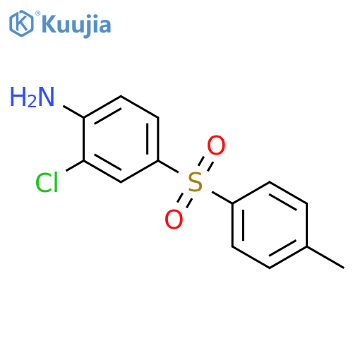 BENZENAMINE, 2-CHLORO-4-[(4-METHYLPHENYL)SULFONYL]- structure