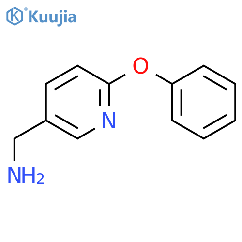 (6-phenoxypyridin-3-yl)methanamine structure