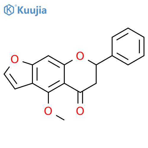 5H-FURO[3,2-G][1]BENZOPYRAN-5-ONE, 6,7-DIHYDRO-4-METHOXY-7-PHENYL- structure
