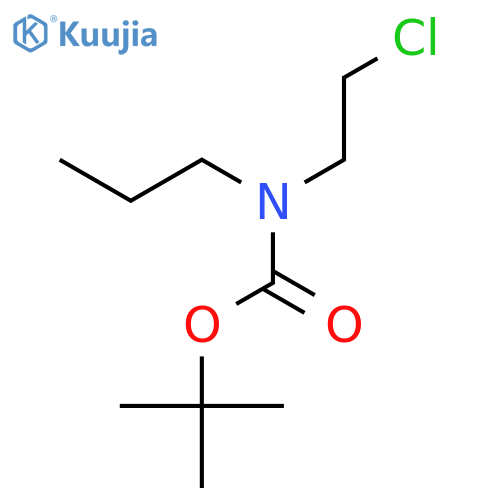 CARBAMIC ACID, (2-CHLOROETHYL)PROPYL-, 1,1-DIMETHYLETHYL ESTER structure