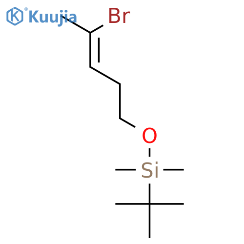 Silane, [[(3Z)-4-bromo-3-pentenyl]oxy](1,1-dimethylethyl)dimethyl- structure