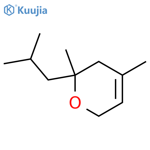 2H-Pyran, 3,6-dihydro-2,4-dimethyl-2-(2-methylpropyl)- structure