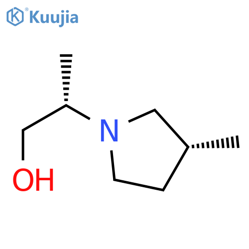 1-Pyrrolidineethanol,beta,3-dimethyl-,(betaS,3R)-(9CI) structure