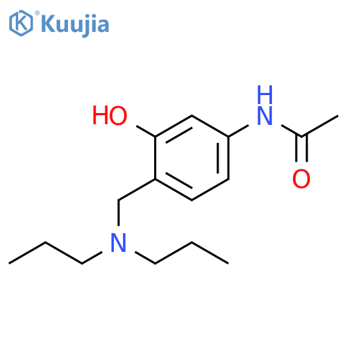 ACETAMIDE, N-[4-[(DIPROPYLAMINO)METHYL]-3-HYDROXYPHENYL]- structure