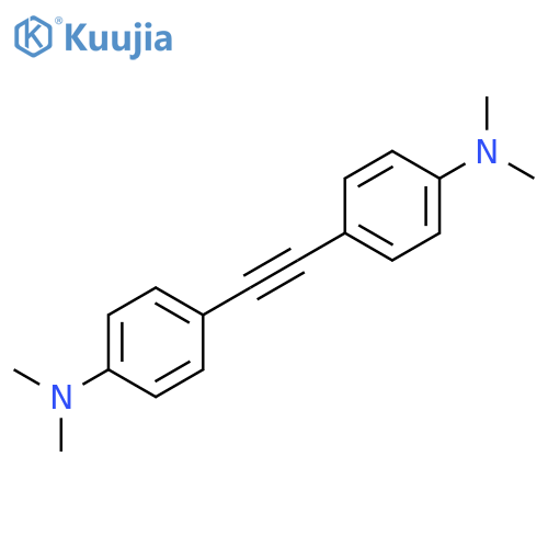 bis(4-dimethylaminophenyl)acetylene structure