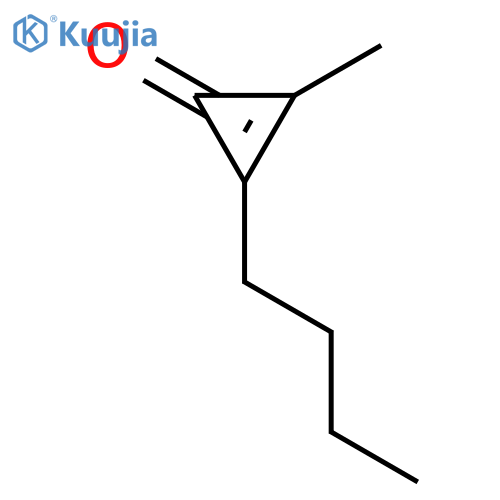 2-CYCLOPROPEN-1-ONE, 2-BUTYL-3-METHYL- structure