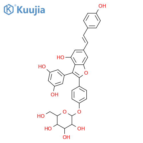 Anigopreissin A; (E)-form, 4'-O-β-D-Glucopyranoside structure