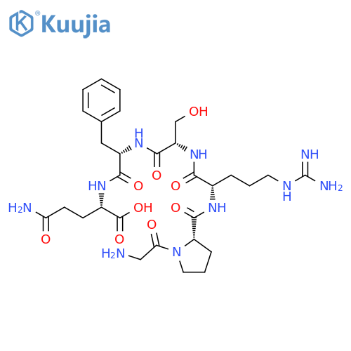 L-Glutamine, glycyl-L-prolyl-L-arginyl-L-seryl-L-phenylalanyl- structure