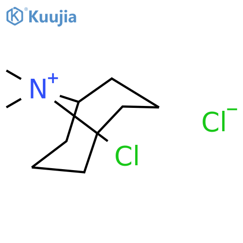 1-Chloro-9,9-dimethyl-9-azabicyclo[3.3.1]nonan-9-ium chloride structure
