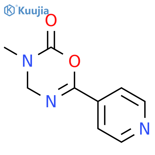 2H-1,3,5-Oxadiazin-2-one, 3,4-dihydro-3-methyl-6-(4-pyridinyl)- structure
