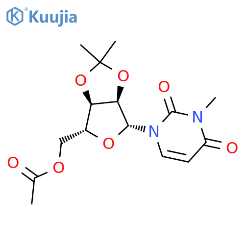 Uridine, 3-methyl-2',3'-O-(1-methylethylidene)-, 5'-acetate structure