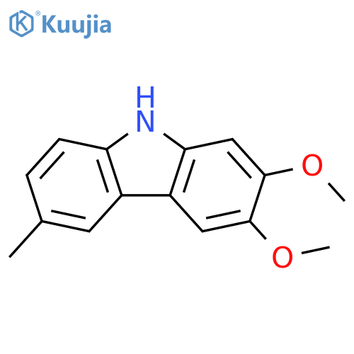 9H-Carbazole, 2,3-dimethoxy-6-methyl- structure