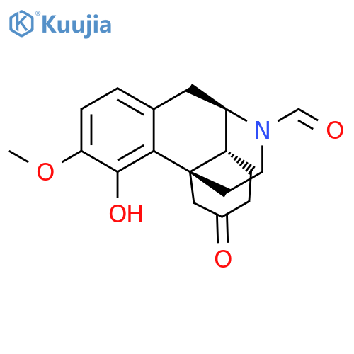 MORPHINAN-17-CARBOXALDEHYDE, 4-HYDROXY-3-METHOXY-6-OXO- structure