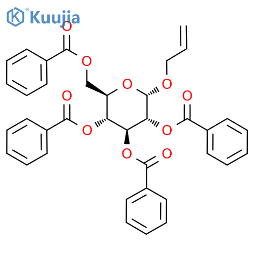 a-D-Glucopyranoside, 2-propen-1-yl2,3,4,6-tetrakis-O-(phenylmethyl)- structure