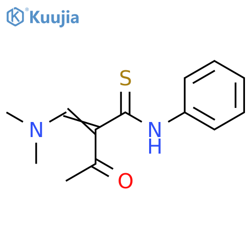 Butanethioamide, 2-[(dimethylamino)methylene]-3-oxo-N-phenyl- structure