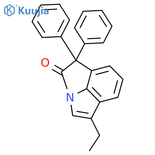 PYRROLO[3,2,1-HI]INDOL-2(1H)-ONE, 5-ETHYL-1,1-DIPHENYL- structure