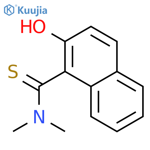 1-Naphthalenecarbothioamide, 2-hydroxy-N,N-dimethyl- structure