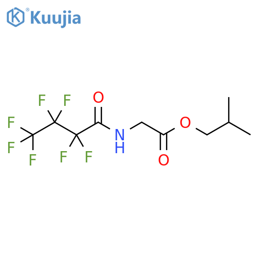 Glycine, N-(2,2,3,3,4,4,4-heptafluoro-1-oxobutyl)-, 2-methylpropyl ester structure