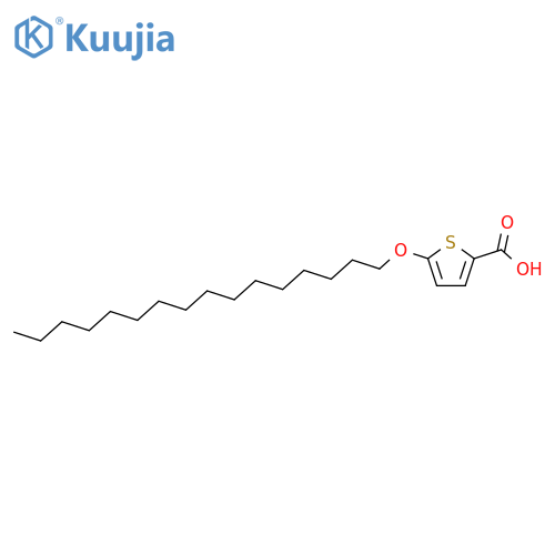 2-Thiophenecarboxylic acid, 5-(hexadecyloxy)- structure