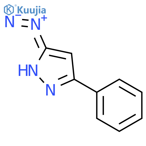 3H-Pyrazole, 3-diazo-5-phenyl- structure