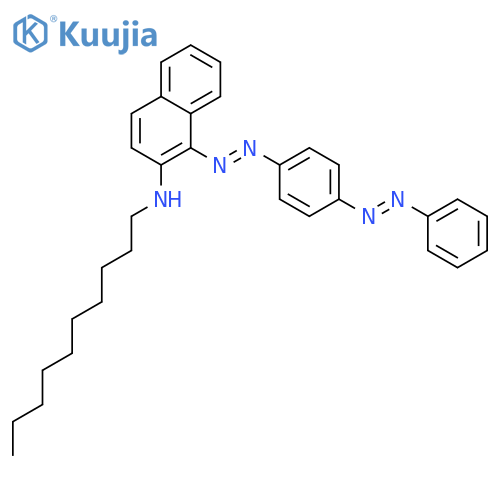 2-Naphthalenamine, N-decyl-1-[[4-(phenylazo)phenyl]azo]- structure