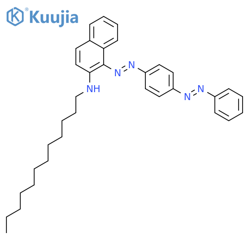 2-Naphthalenamine, N-dodecyl-1-[[4-(phenylazo)phenyl]azo]- structure