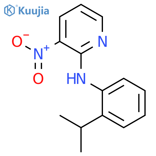 2-Pyridinamine, N-[2-(1-methylethyl)phenyl]-3-nitro- structure