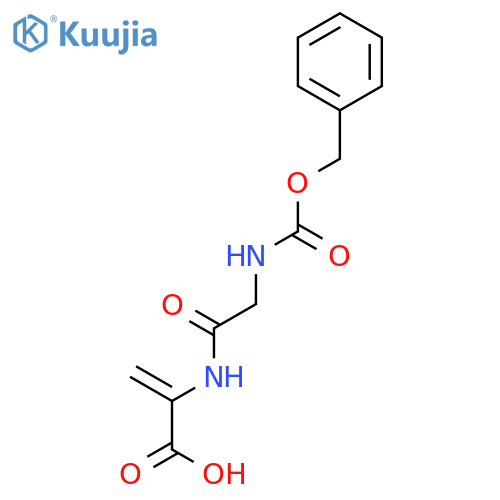 2-Propenoic acid,2-[[2-[[(phenylmethoxy)carbonyl]amino]acetyl]amino]- structure