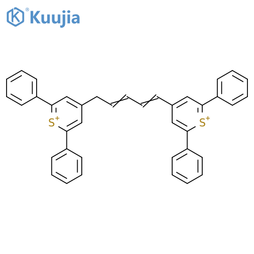 Thiopyrylium, 4,4'-(1,3-pentadiene-1,5-diyl)bis[2,6-diphenyl- structure