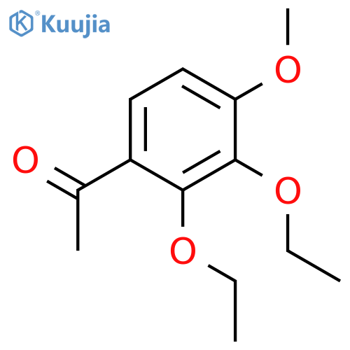 Ethanone, 1-(2,3-diethoxy-4-methoxyphenyl)- structure