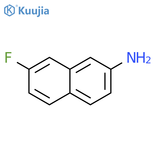 2-Naphthalenamine,7-fluoro-(9CI) structure