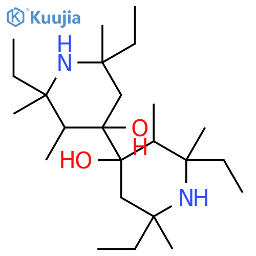 [4,4'-Bipiperidine]-4,4'-diol, 2,2',6,6'-tetraethyl-2,2',3,3',6,6'-hexamethyl- structure