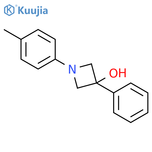 3-Azetidinol, 1-(4-methylphenyl)-3-phenyl- structure