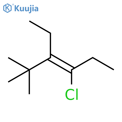 3-Hexene, 4-chloro-3-ethyl-2,2-dimethyl-, (Z)- structure
