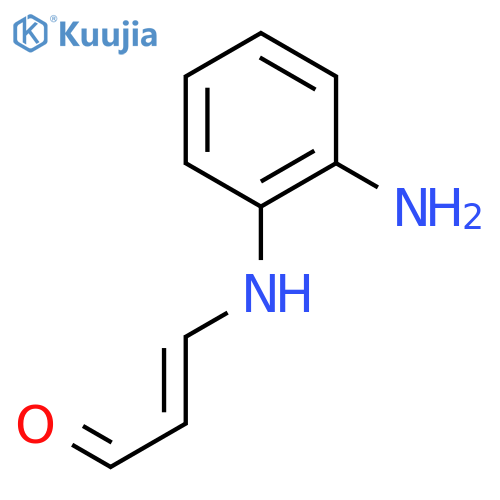 2-Propenal, 3-[(2-aminophenyl)amino]- structure