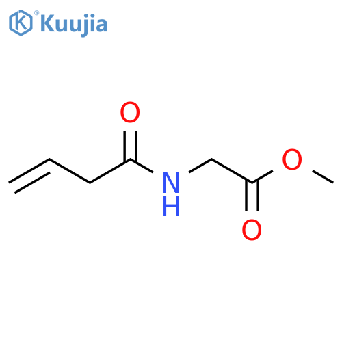 Glycine, N-(1-oxo-3-butenyl)-, methyl ester structure