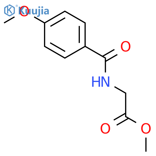 methyl 2-(4-methoxyphenyl)formamidoacetate structure