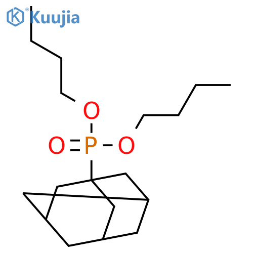 PHOSPHONIC ACID, TRICYCLO[3.3.1.13,7]DEC-1-YL-, DIBUTYL ESTER structure