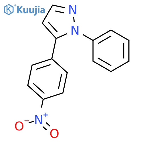 1H-Pyrazole, 5-(4-nitrophenyl)-1-phenyl- structure