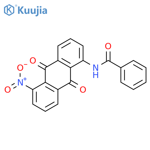 BENZAMIDE, N-(9,10-DIHYDRO-5-NITRO-9,10-DIOXO-1-ANTHRACENYL)- structure