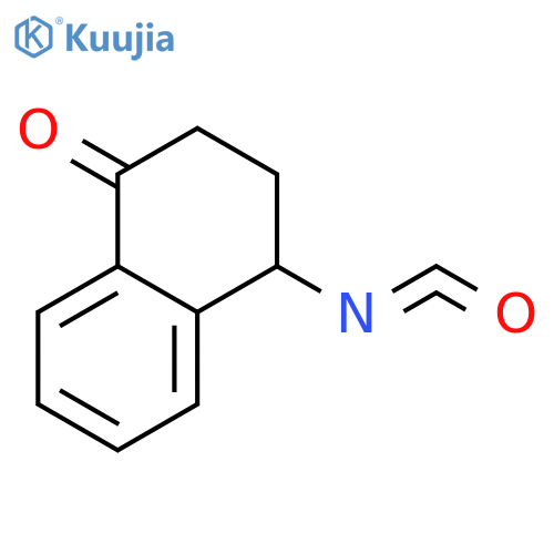 1(2H)-Naphthalenone, 3,4-dihydro-4-isocyanato- structure
