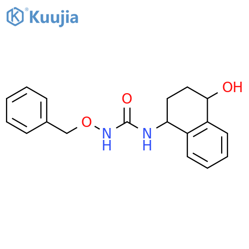 Urea,N-(phenylmethoxy)-N'-(1,2,3,4-tetrahydro-4-hydroxy-1-naphthalenyl)- structure