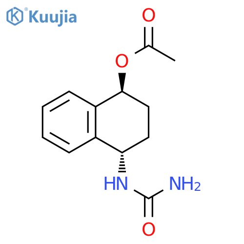 Urea, [4-(acetyloxy)-1,2,3,4-tetrahydro-1-naphthalenyl]-, trans- structure