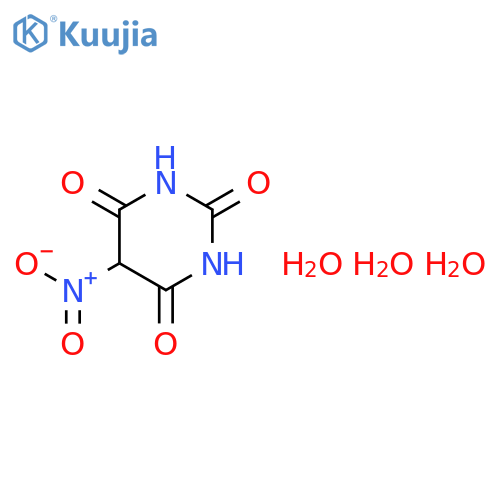 5-Nitrobarbituric acid trihydrate structure